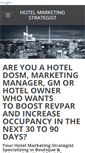 Mobile Screenshot of hotel-marketing-strategist.com